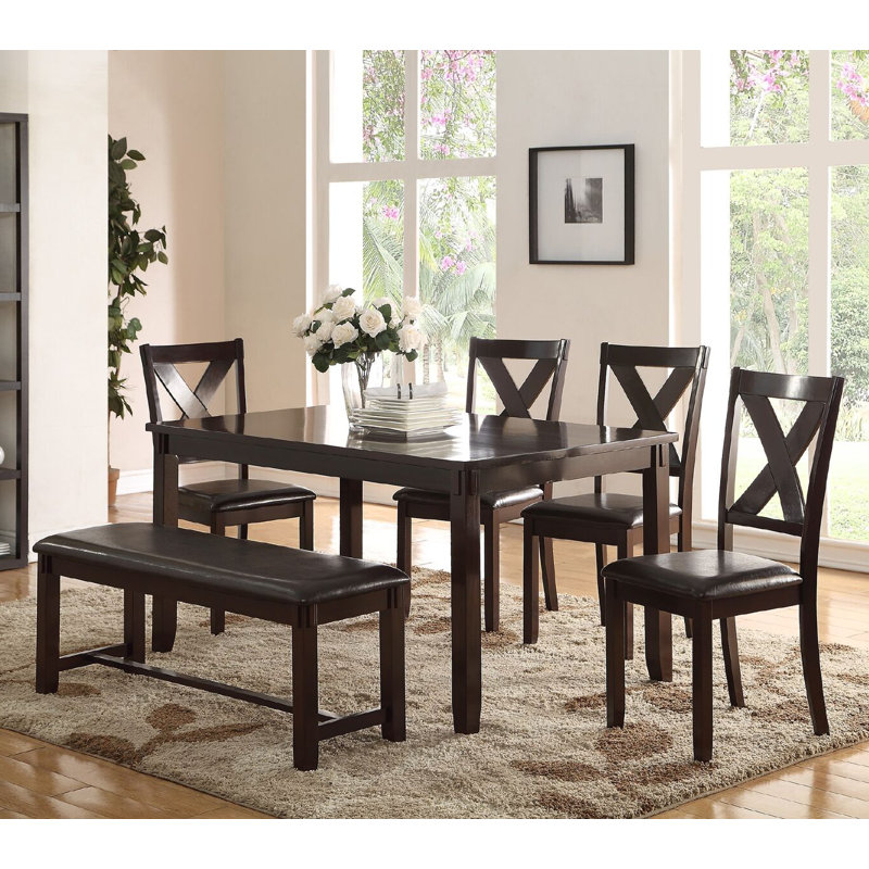 Infini Furnishings 6 Piece Dining Set & Reviews Wayfair